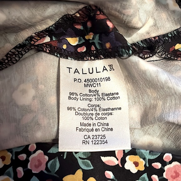 ARITZIA Talula Strapless Floral Mini Dress // Size 4 - Picture 5 of 6